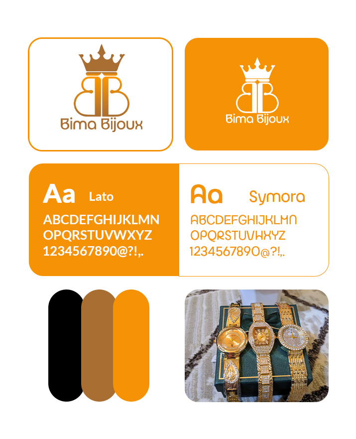 Identité visuelle Bima Bijoux